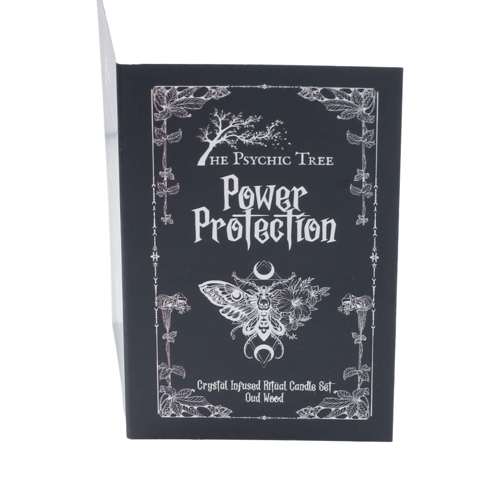 Power Protection - Crystal Infused Ritual Candle Set