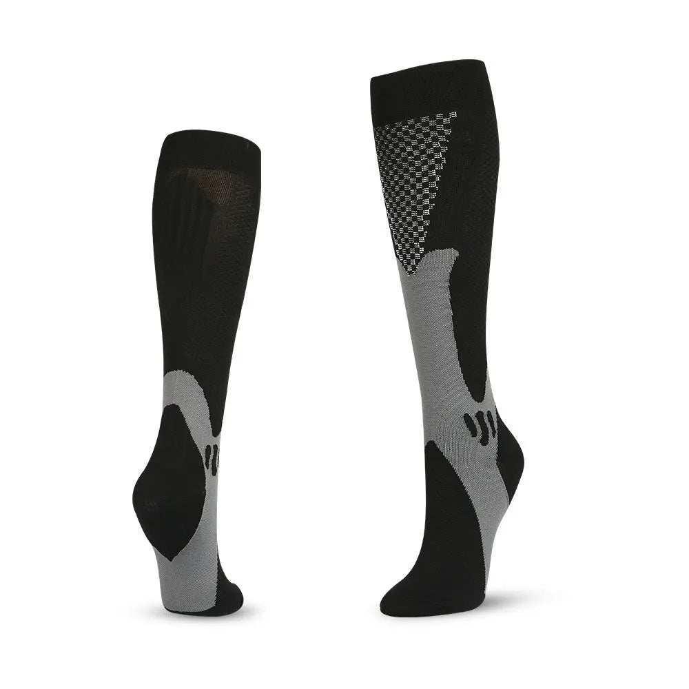 Compression Socks for Athletes – Nylon, Long Tube, Circulation Support