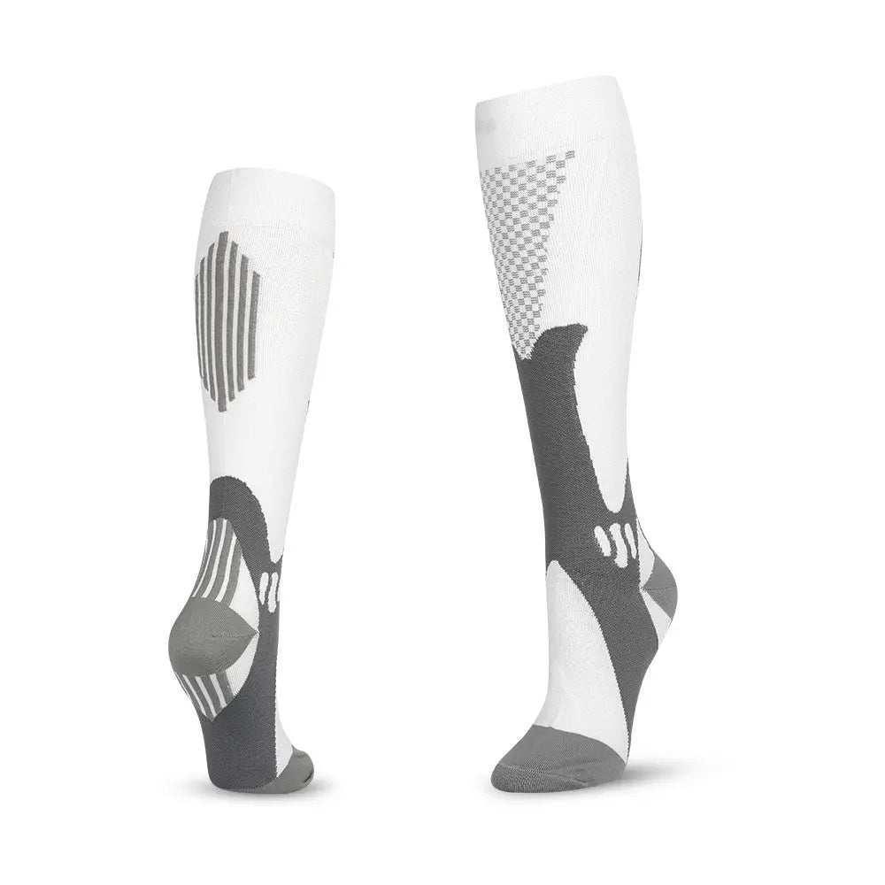 Compression Socks for Athletes – Nylon, Long Tube, Circulation Support