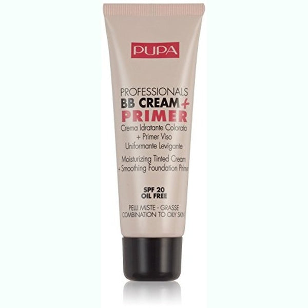 Pupa Professionals BB Cream + Primer For Oily To Combination Skin SPF20 50ml - 001 Nude