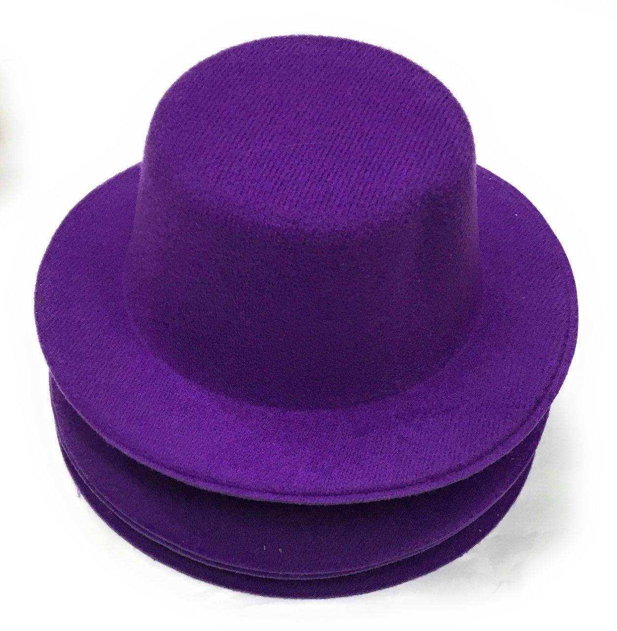 Set of 4 x Mini Round Top Hat Cap Fascinator Felt Hat Base Supplies Wholesale