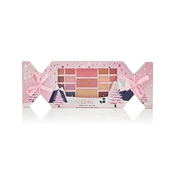 Q-KI Festive Glow Palette Eye Shadow & Face Palette - 19 Pieces (This palette contains:

16 x 0.85g Eye Shadow
1 x 2.5g Highlighter
1 x 2.5g Blusher
1 x 2.5g Bronzer)