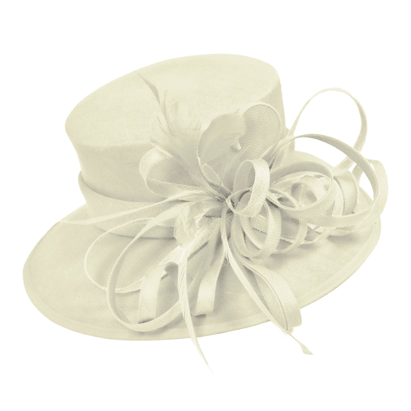 Caprilite Large Ladies Occasion Hats for Weddings Brim Top
