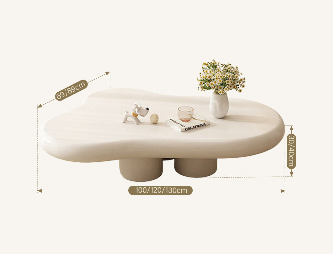 Quintus Coffee Table, Cream