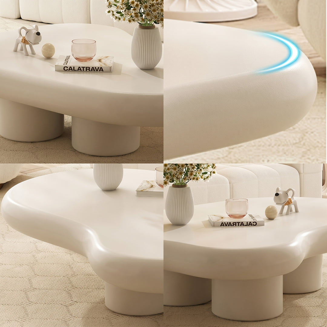 Quintus Coffee Table, Cream