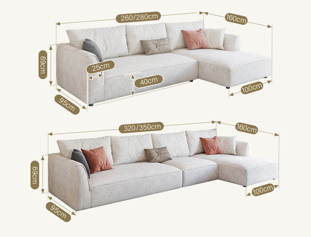 R77 Dexter Two Seater Corner Sofa, Leathaire