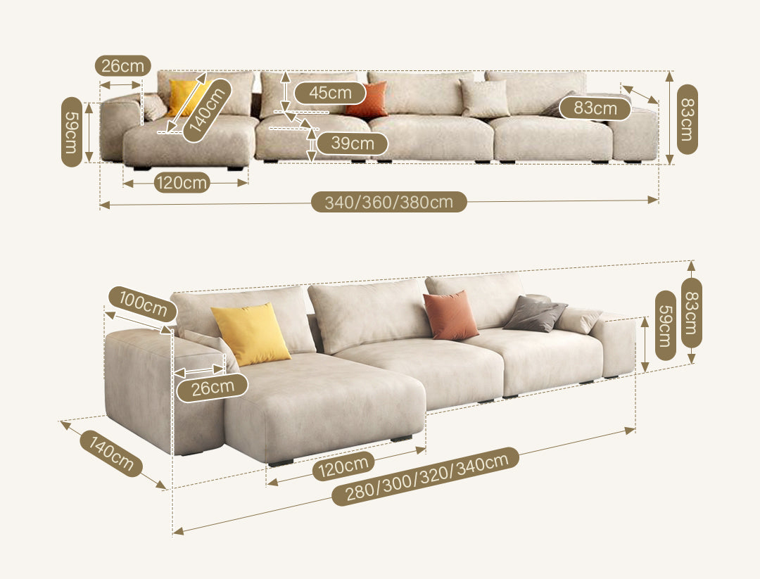 R87 Calvin Four Seater, Five Seater Sofa, Corner Sofa, Leathaire
