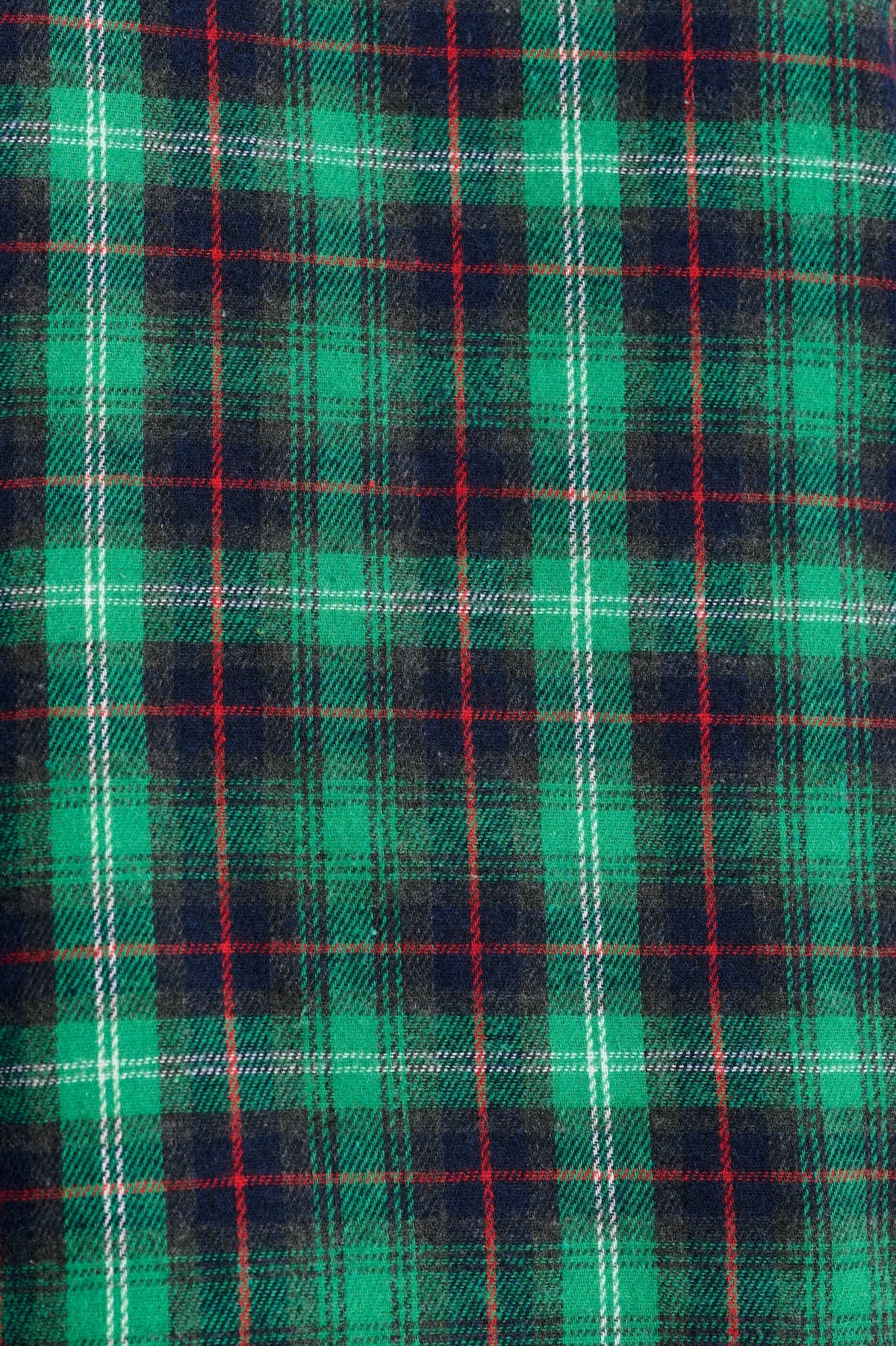 Bia Winter Check Button Through Skirt - Green