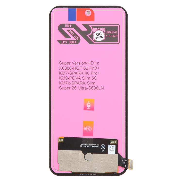For Tecno Pova Slim KM9 TFT LCD Screen with Digitizer Full Assembly, For Tecno Pova Slim(TFT)