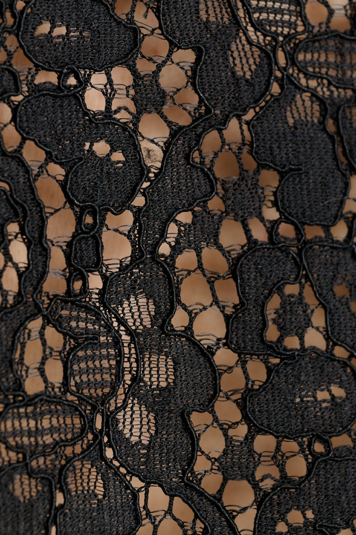 Rufaro Lace Trim Short Sleeve Blouse - Black