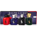 Ralph Lauren Miniature Gift Set 15ml Polo EDT + 15ml Polo Blue EDT + 15ml Polo Black EDT + 15ml Polo Red (This mini set contains:

- 15ml Polo EDT 
- 15ml Polo Blue EDT 
- 15ml Polo Black EDT 
- 15ml Polo Red)
