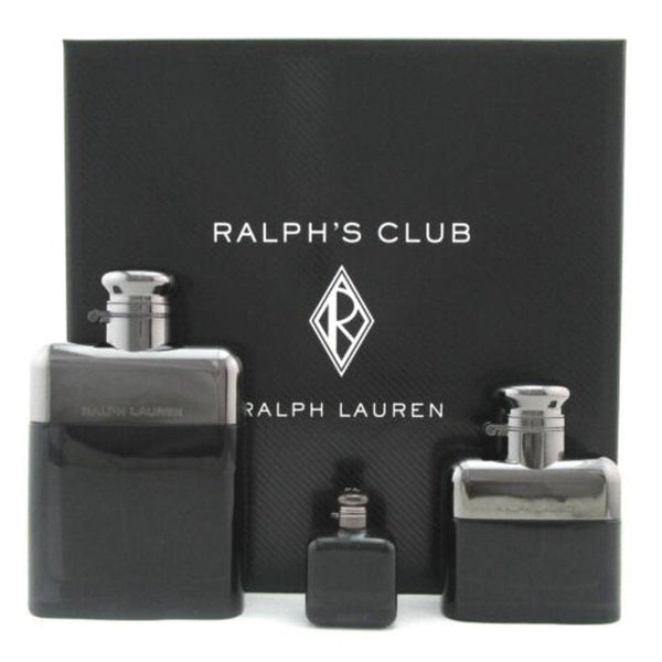 Ralph Lauren Ralph's Club Gift Set 100ml EDP + 30ml EDP + 7ml EDP
