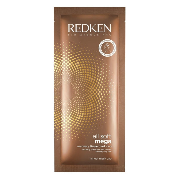 Redken All Soft Mega Recovery Tissue Mask Cap - 10 Pieces