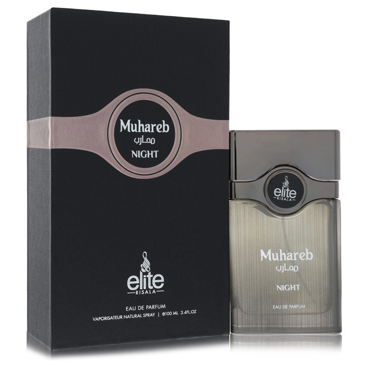 Risala Elite Muhareb Night Eau de Parfum Spray 3.4 oz (100 ml) for Men