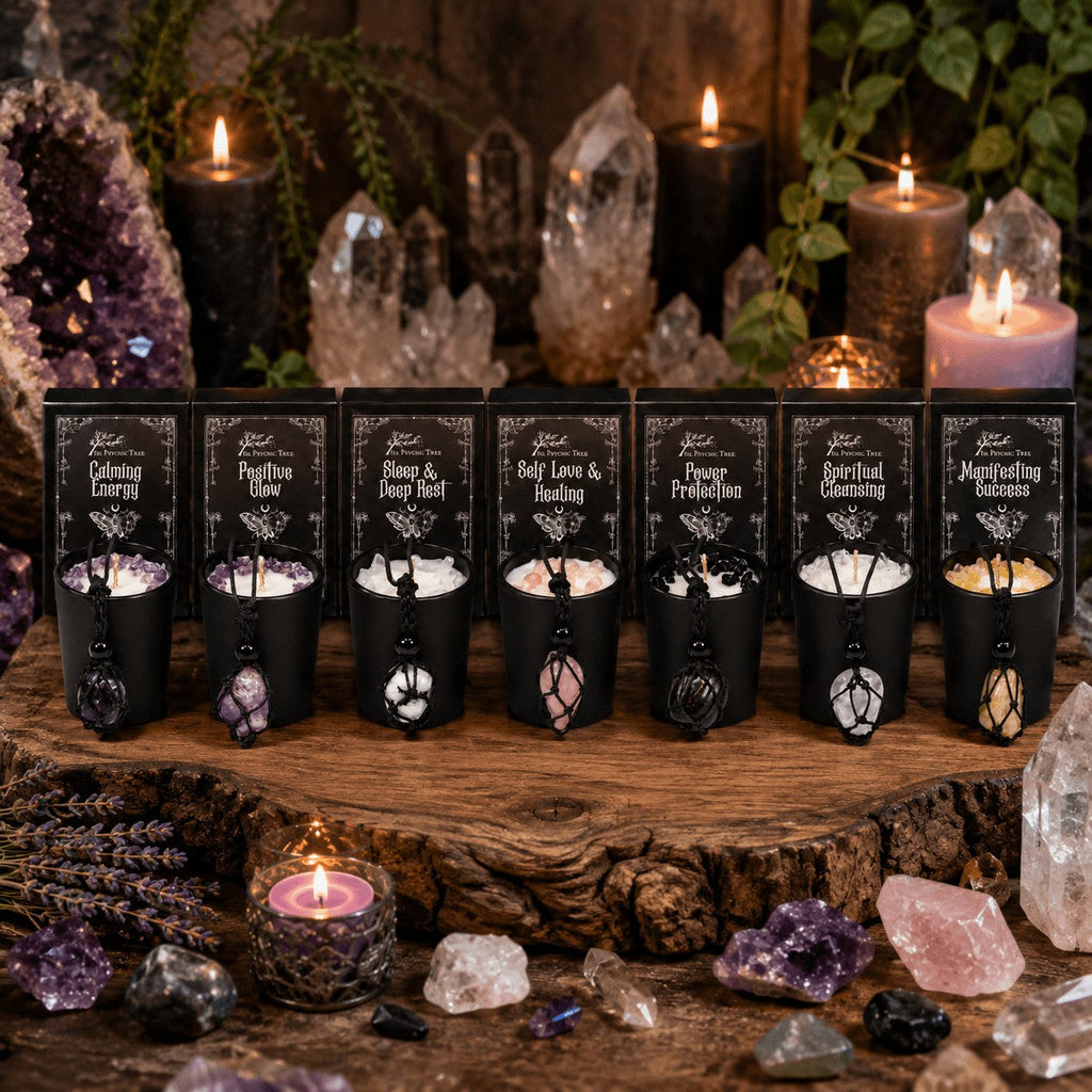 Crystal Infused Ritual Candles - The Complete Set