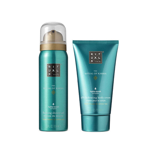 Rituals The Ritual of Karma Mini Gift Set 70ml Body Cream + 50ml Foaming Shower Gel