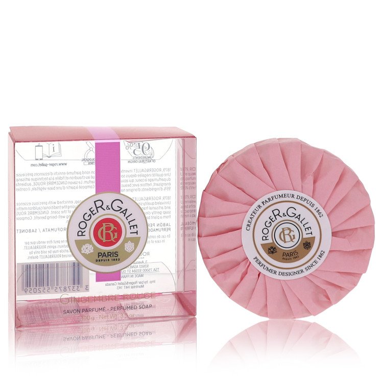 Roger & Gallet Gingembre Rouge Soap for Women, 3.5 oz / 100 ml