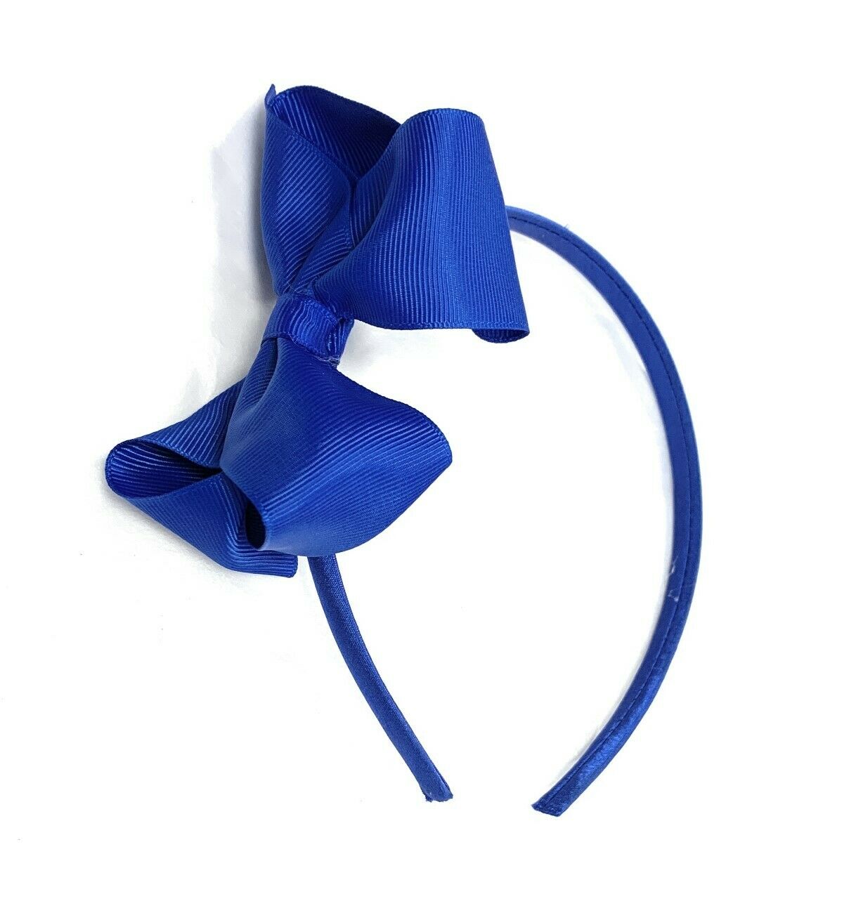 Royal Blue Big Hair Bows for Adults Girls Children School on Headband