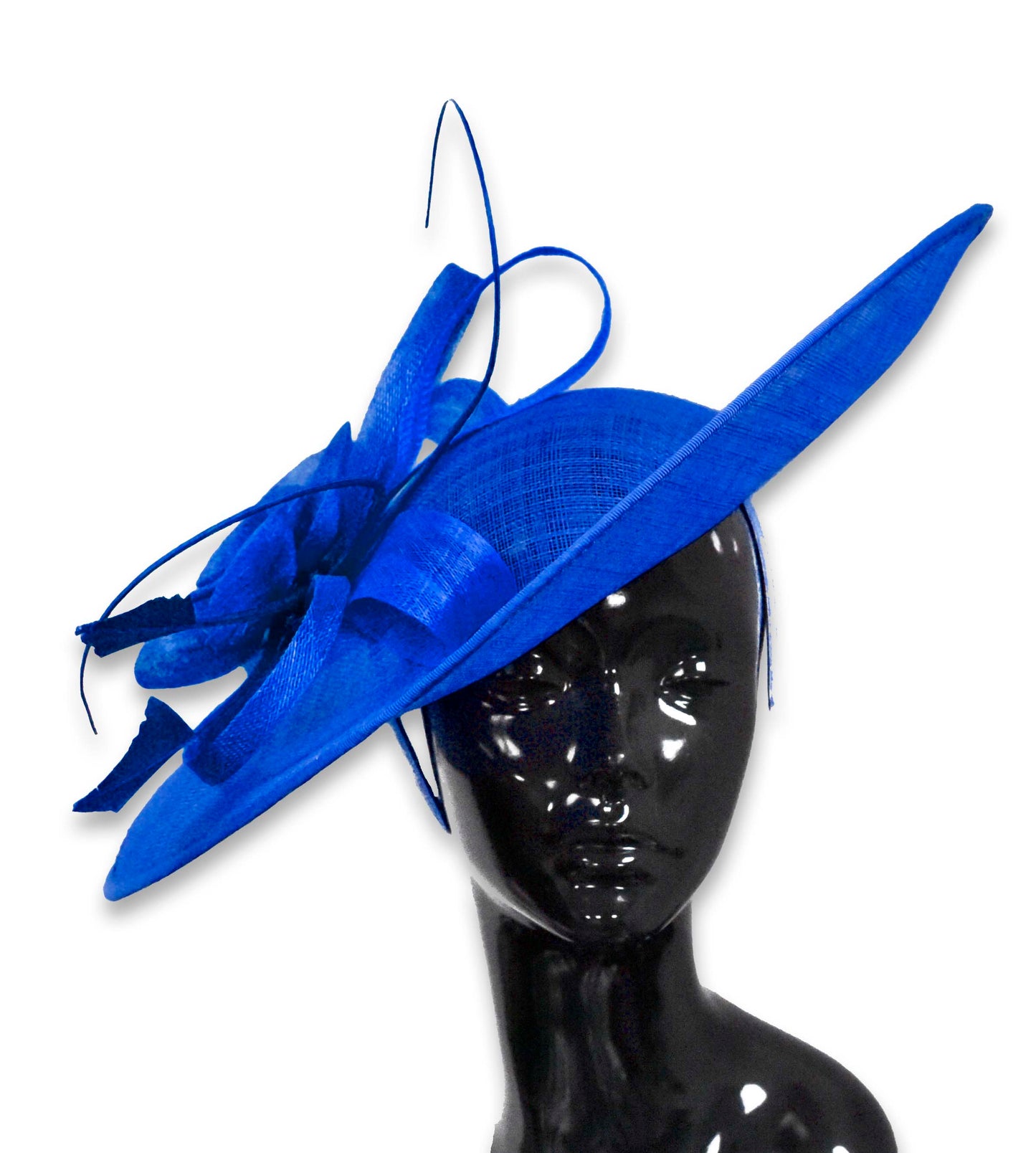 41cm Large SInamay Hatinator Disc Saucer Brim Hat Fascinator on Headband