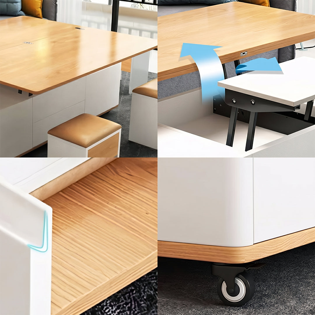 Ruby Lift Top Coffee Table, Multi-Functional Foldable Coffee Table