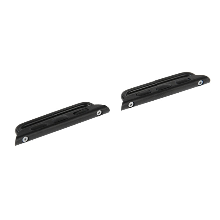 2 PCS for Apple Watch 42mm Metal Strap Connector Metal Buckle with Screwdrivers Tool