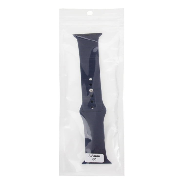 For Apple Watch Sport 42mm High-performance Longer Rubber Sport Watch Band with Pin-and-tuck Closure
