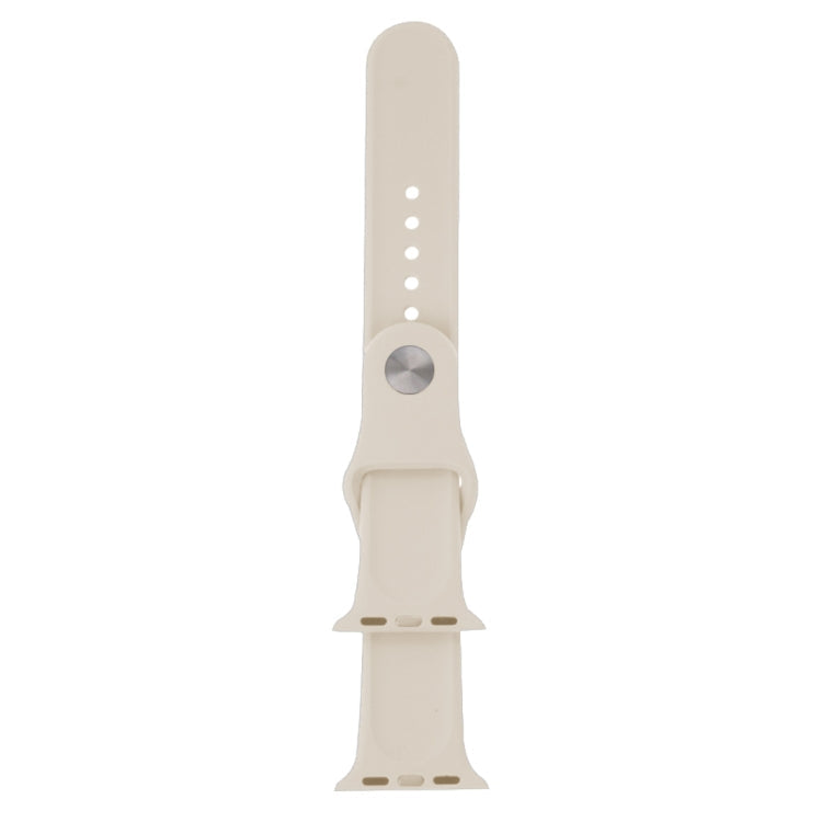 For Apple Watch Series 10 42mm / 9&8&7 41mm / SE 3&SE 2&6&SE&5&4 40mm / 3&2&1 38mm 3 in 1 Rubber Watch Band with Pin Buckle, For Apple Watch Series 9&8&7 41mm / SE 3&SE 2&6&SE&5&4 40mm