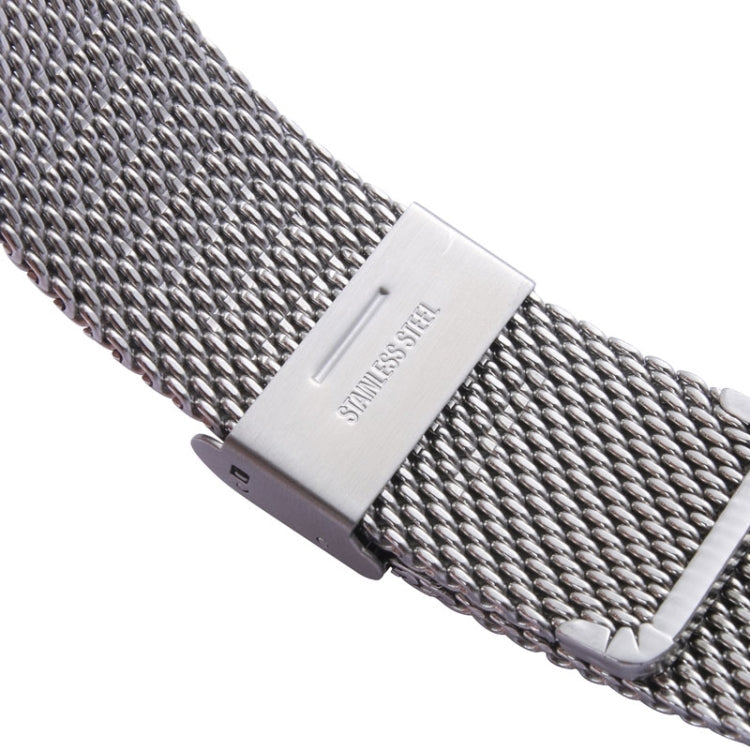 For Apple Watch 38mm Milanese Classic Buckle Stainless Steel Watch Band , Only Used in Conjunction with Connectors ( S-AW-3291 ), S-AW-3322, S-AW-3322B