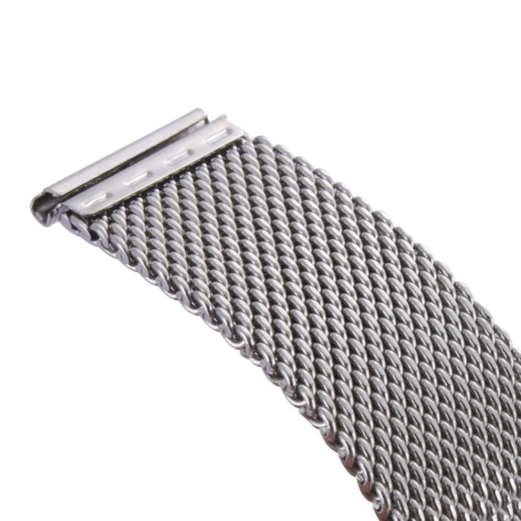 For Apple Watch 38mm Milanese Classic Buckle Stainless Steel Watch Band , Only Used in Conjunction with Connectors ( S-AW-3291 ), S-AW-3322, S-AW-3322B