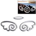 3D Car Sticker, Demon Pattern (Size: 15cm x 5.5cm), Crab Pattern (Size: 10cm x 8cm), Angel Wings (Size: 16cm x 5.5cm), Wings Pattern (Size: 15.7cm x 5.5cm), Footprint Pattern (Size: 7cm x 6cm), Rose Pattern (Size: 10.5cm x 8cm)