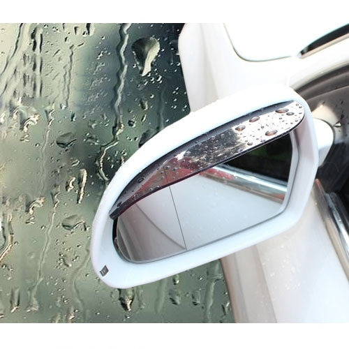 2 PCS Flexible Shielding Rain Board Sun Visor Shade Rearview Mirror for Car Rearview Mirrors, Sun Visor Shade