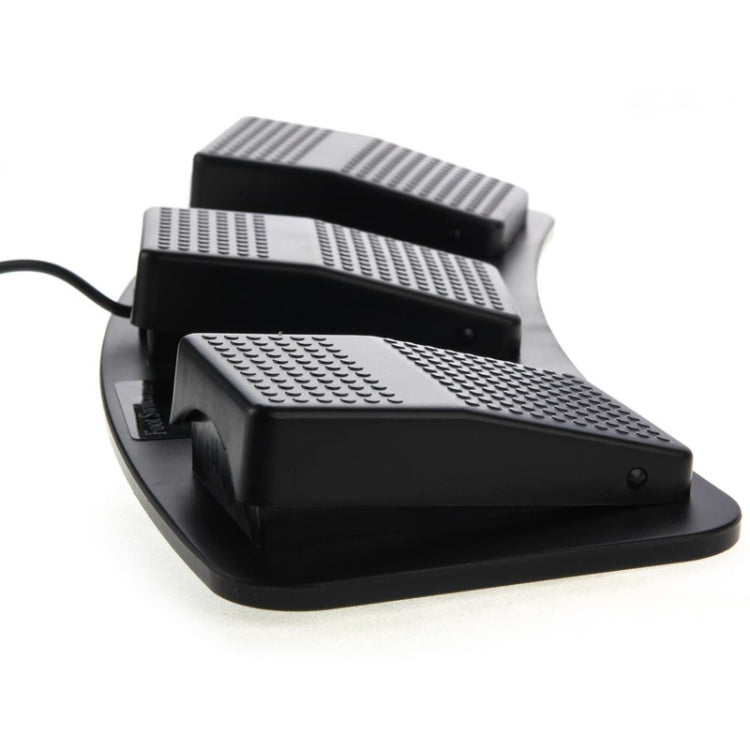 PC USB Triple Action Foot Switch