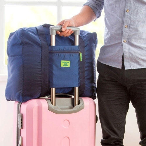 Embellish Multi-functional Portable Waterproof  Large Capacity Nylon Foldable Pouch Storage Bag for Travel, Size: 44cm x 35cm x 19cm