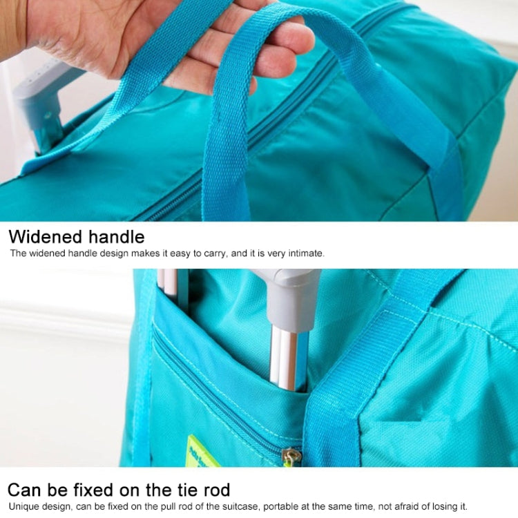 Embellish Multi-functional Portable Waterproof  Large Capacity Nylon Foldable Pouch Storage Bag for Travel, Size: 44cm x 35cm x 19cm