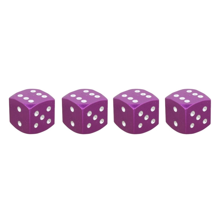 Universal 8mm Dice Style Aluminium Alloy Car Tire Valve Caps, Pack of 4, Dice Style  5, Dice Style 4, Dice Style, Dice Shape 5, Dice Style 5