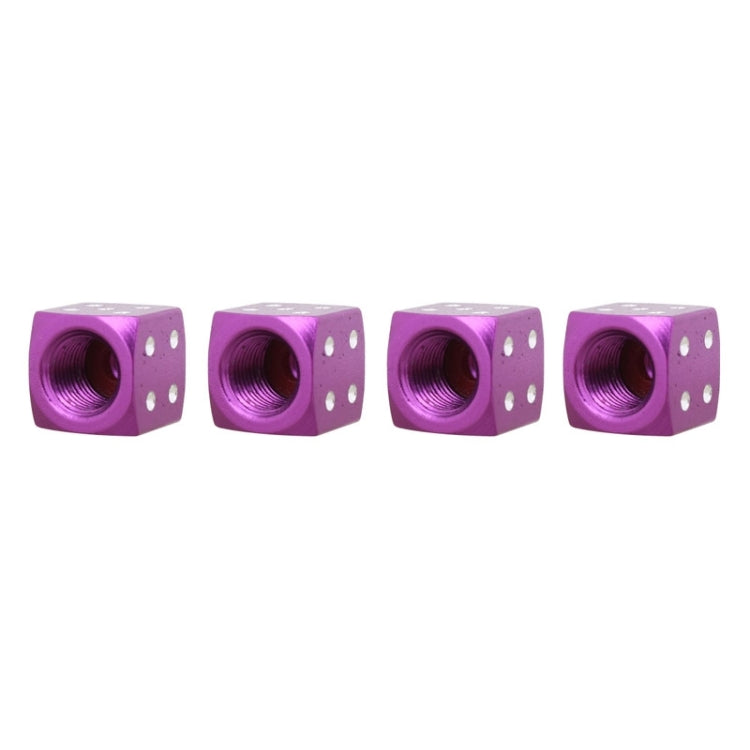Universal 8mm Dice Style Aluminium Alloy Car Tire Valve Caps, Pack of 4, Dice Style  5, Dice Style 4, Dice Style, Dice Shape 5, Dice Style 5