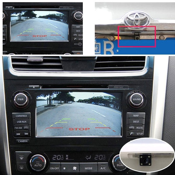 E330 Waterproof Auto Car Rear View Camera for Security Backup Parking, Wide Viewing Angle: 170 Degree, E330