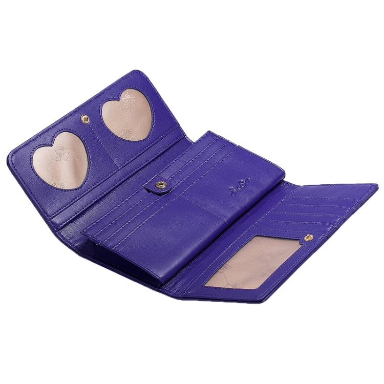 Just Star 3-fold Dreamlike Pattern Printing Long Wallet, 3-fold Wallet