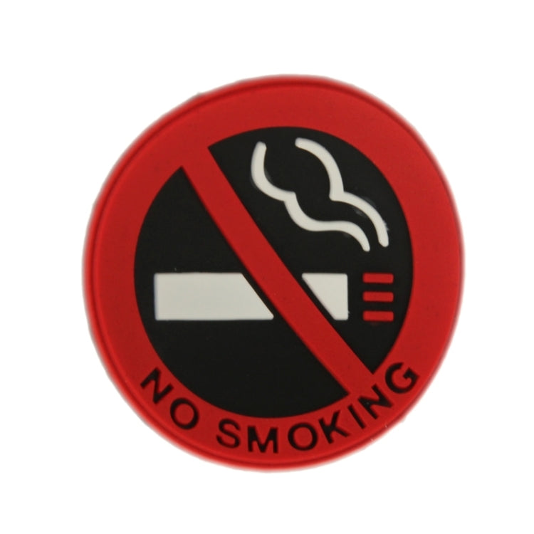 3 pcs Car Decoration No Smoking Sign Sticker, Size: 5x5 cm, No Smoking