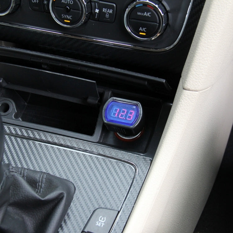 DC 12V / 24V LED Display Mini Auto Electric Voltmeter, Mini Auto Electric Voltmeter
