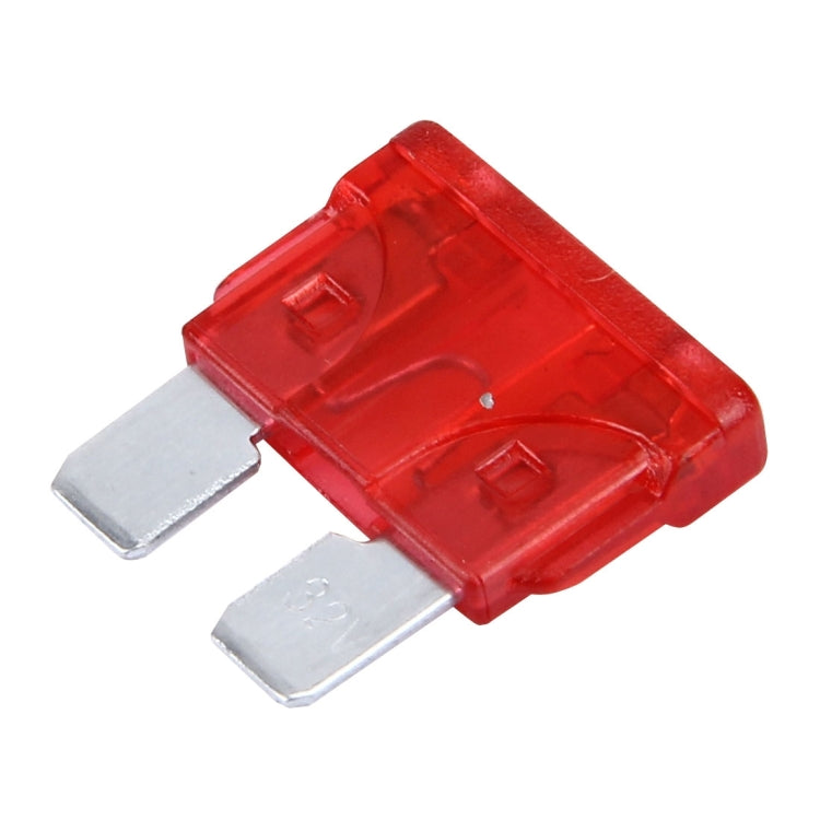 100 PCS Auto Mini Blade Fuse (30A) , DC 12V, 25A Transparent, 10A Red, 15A Blue, 20A, 30A