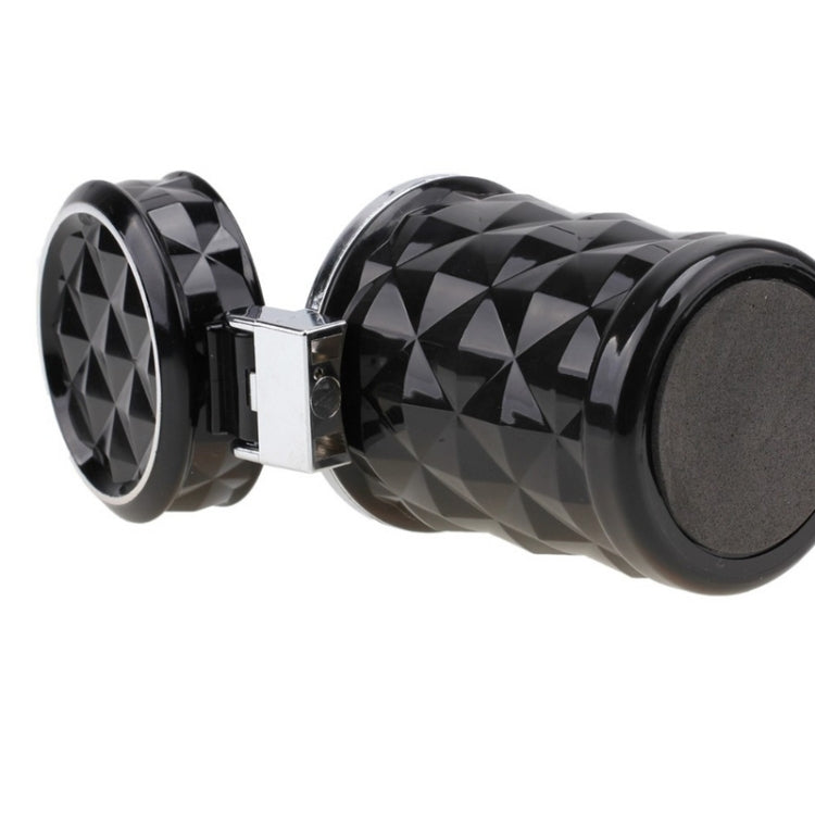 Diamond Facets Car Ashtray with LED Light, with LED Light(Dark Red), with LED Light(Black), with LED Light(White)