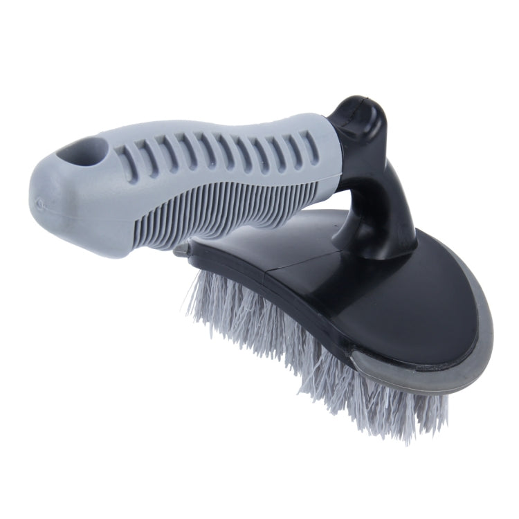 KANEED Car Motorcycle Washing Tool Car Tyre / Wheel Wash Cleaning Brush with Handle(Grey)