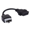 5 Pin to 16 Pin OBDII Diagnostic Cable for Honda, Full Length: 20.5cm, 5 Pin to 16 Pin