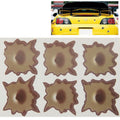 6 PCS Anti-scratch Bullet Hole Decoration Car 3M Sticker, Size: 4cm x 4cm, Exaggerated Effection7