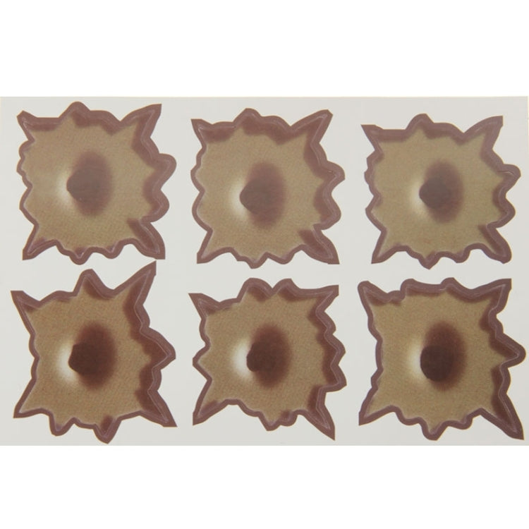 6 PCS Anti-scratch Bullet Hole Decoration Car 3M Sticker, Size: 4cm x 4cm, Exaggerated Effection7