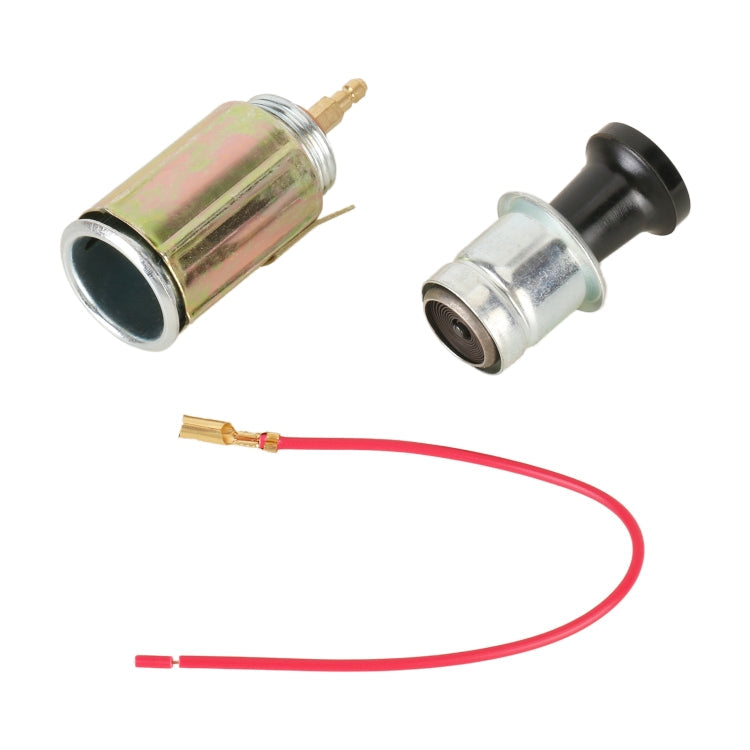 Replacement Car Cigarette Lighter with Socket Set (DC 12V), With Socket Set