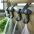 KANEED Car Vehicle Multi-functional Seat Headrest Bag Hanger Hook Holder Seat Headrest Hanger Hanging Holder Double Hooks, US Stock Double Hooks, Car Double Hooks, UK Stock Double Hooks