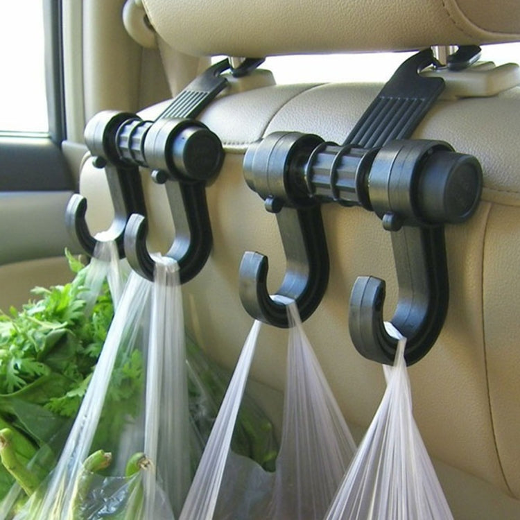 KANEED Car Vehicle Multi-functional Seat Headrest Bag Hanger Hook Holder Seat Headrest Hanger Hanging Holder Double Hooks, US Stock Double Hooks, Car Double Hooks, UK Stock Double Hooks
