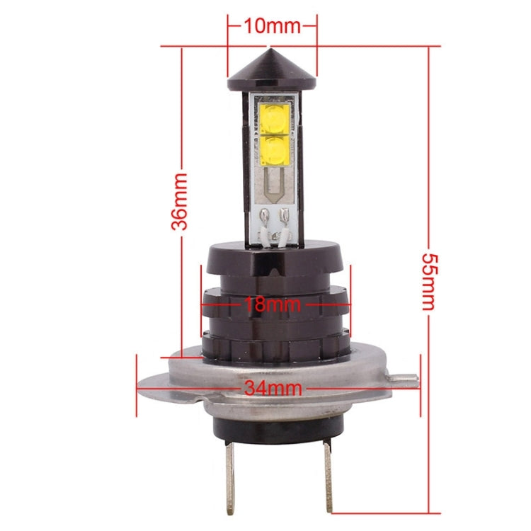H7 20W 800LM White Light 4 CREE XT-E LED Car Fog Light Headlight Bulb, DC 12-24V, H7